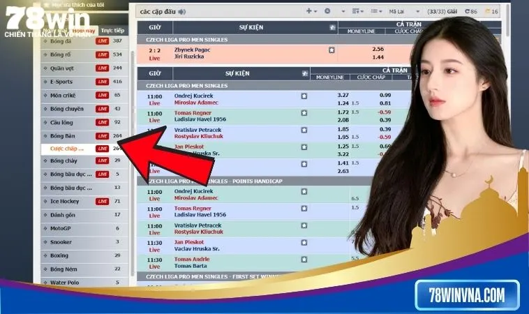 Bóng bàn 78win - những thế mạnh hiếm có